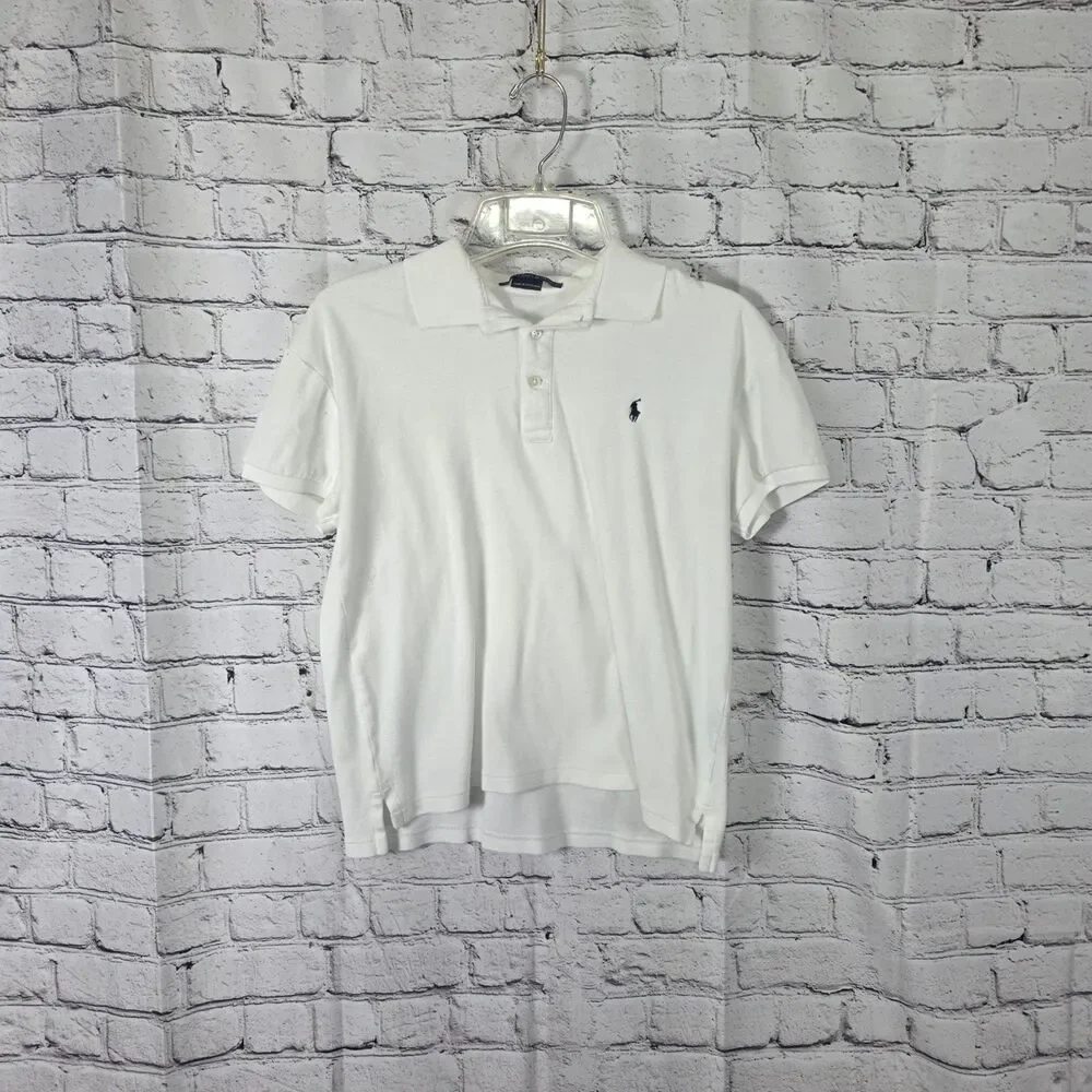 Ralph Lauren Sport Youth Small White SS Shirt